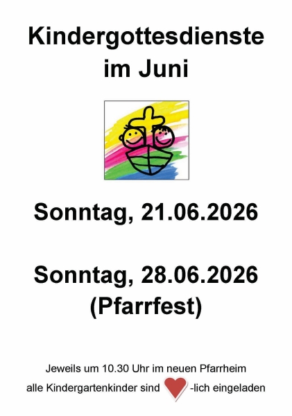 Kindergottesdienste